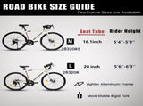 A28320R 700Cx28 Road Bike, Lightweight Aluminum Frame, Disc Brakes, 16-Speed, Fast Acceleration, W2563P321601