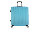 ABS Trolley Case 20in 24in 28in 3PCS Suitcase Set Striped Textured Suitcase Blue 78716673