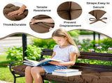Outdoor Bench Cushion, 60 20 4 Inch, Tufted Waterproof Swing Cushion with Ties, for Patio Bench 31621793