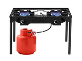 Outdoor Camp Stove High Pressure Propane Gas Cooker Portable Cast Iron Patio 92441113