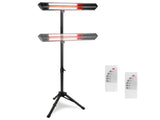 1500W Infrared Heater Outdoor Indoor, 3 Heating Levels IP65 Waterproof with 65584059