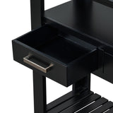 U_STYLE Modern Console Table Sofa Table for Living Room with 4 Drawers and 2 Shelves GL-N711P234484B