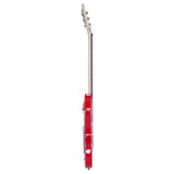 Novice Flame Shaped Electric Guitar HSH Pickup Bag Strap Paddle Rocker Cable Wrench Tool Red 29570435