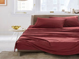 Bed Sheets 4-Piece Set OEKO-TEX Certified Bedding with Fitted Sheet, Flat Sheet & Pillowcases 60295890