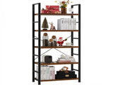 5-Tier Bookshelf, Modern Narrow Bookcase with 30lbs Shelf Capacity, Storage Shelf for Living 65859967