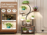 Plant Stand Indoor with Grow Lights - 62" Tall Plant Shelf, Lighted Corner Plant Stands for Indoor 63178414