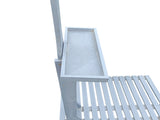 Outdoor Garden Pool Shower with Chassis Board, for Swimming Pool, Patio, Terrace, Garden,Wood 21014386