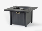 28-inch Iron Square Propane Fire Pit Table W3131P277175