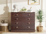 Modern Simple 5-Drawer Dresser Brown 58476495