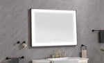 ZUN 48*36 LED Lighted Bathroom Wall Mounted Mirror with High Lumen+Anti-Fog Separately Control W1272114897