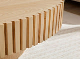 Modern Handcraft Drum Table Length 43.7 inch Ellipse Table for Living Room,Oval Small W2582P251207