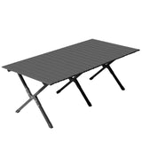 Folding Camping Table Portable Picnic Table, Lightweight Roll up Side Table Outdoor Camp Table for 21644052