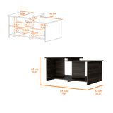 ZUN Washington TV Stand 7 Cubby for TVs Up to 65'' B128P148842