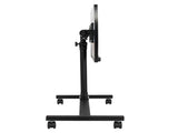 Four-Wheel Multifunctional Flat Surface Lifting Computer Desk Black 12535669