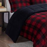 Full/Queen Plush to Sherpa Down Alternative Comforter Set B035100499