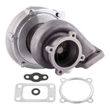 ZUN Upgraded GT35 GT3582 GT3540 T3 AR.70 AR.63 FLOAT BEARING TURBO CHARGER 600HPS COMPRESSOR 86393678