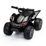 ZUN Kids Ride-on ATV, 6V Battery Powered Electric Quad Car with Music, LED Lights and Spray Device, 4 W2181P155600