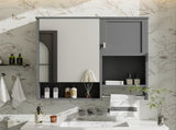 29'' x 28'' Modern Wall Mounted Bathroom Medicine Cabinet, Bathroom Wall Storage Cabinet with N710P209440E