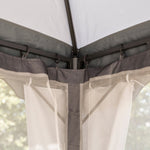 ZUN 10ft x12ft Outdoor Gazebo, Grey-AS （Prohibited by WalMart） 30935925