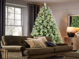 4FT Christmas Tree with 150 Warm White LED Lights 376 PVC & Hard Needle Tips, 32 Pine Cones, T3637P598465