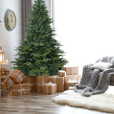 Artificial 4ft Green Christmas Tree with 856 PE/PVC Mixed Branch Tips, Steel wire, Hinged Premium & 20757234