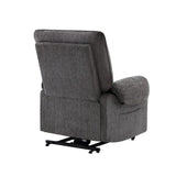Glenn 30" Power Lift Assist Recliner Arm Chair Steel Gray Chenille B2719P328584