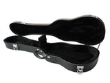 26" Tenor Python Pattern Leather Ukulele Case Black 14670546