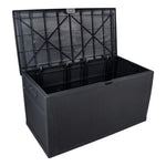 ZUN 120gal 460L Outdoor Garden Plastic Storage Deck Box Chest Tools Cushions Toys Lockable Seat 62361344