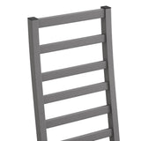 Metal Dining Chairs Set of 2, Steel Legs and PU Leather Seats, High Back Armless Dining Chairs, for W757P232712