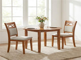 2PCS Ergonomic Padded Back Dining Chair, Rubber Wood Frame 330 LBS Capacity Kitchen Chair 31067046
