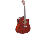KMA104 41 Inch Dreadnought Cutaway Acoustic Electric Guitar, Basswood Body, Built-in EQ 30909792