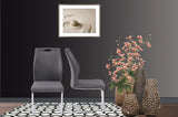 Modern Upholstery Fabric/ Chrome Dining Chair In Gray, Set of 2 B091P183621