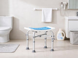 500 lbs Shower Chair, Adjustable Height Shower with Crossbar Support, Non-Slip Bench Bathtub 50489938