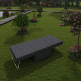 Folding Ottoman Bed with Adjustable Backrest, Modern Futon Couch, Convertible Chair into Sofa Bed W1935P256906