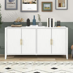 ZUN Accent Storage Cabinet Sideboard Wooden Cabinet with Metal Handles for Hallway, Entryway, Living 70227129