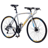 24 Speed Hybrid bike Disc Brake 700C Road Bike For men women's City Bicycle 38433041
