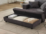 Chaise Lounge Chair Removable Storage Ottoman Accent Sofa Bed Upholstered Sleeper Couch Bed W1170P353053