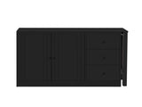 89.7''Wooden Sideboard with Extendable Table,Multifunctional Storage Cabinet with 2 Doors N711P334768B