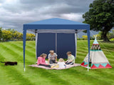 2 x 2m Two Doors & Two Windows Practical Waterproof Right-Angle Folding Tent Blue 50301898