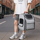 Pet Carrier, Expandable Cat Dog Carrier with Back Extension, Breathable Mesh Travel 47981506