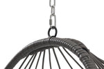 ZUN Outdoor Garden Rattan Egg Swing Chair Hanging Chair Wood 29945268