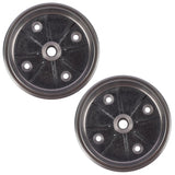 Pair Rear Brake Drum Hub Replacement for Kawasaki UTV Mule 2010 2020 2030 2500 2510 2520 41038-1226 32930191