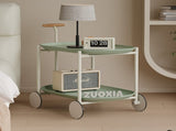 Moon storage cart Nordic Internet celebrity mobile trolley kitchen simple double storage W3318P308309