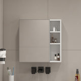 ZUN A white MDF material mirror cabinet, bathroom mirror, and a separate wall mounted bathroom mirror W1151135030