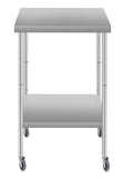 24''*24'' Commercial Work Table for Restaurant and Home Stainless Steel Kitchen Prep Table with W3167P303165