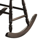 ZUN Black Spindle Back Rocking Chair B062P186523