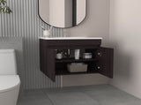Bathroom Vanity with Sink, 2 Doors, 2 Shelves B097P296873