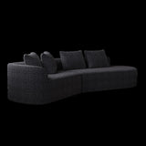 Modern Upholstered Oversized Sectional Sofa, 112-Inch Chenille 4-Seater Extra Deep & Wide Seat W834P323320