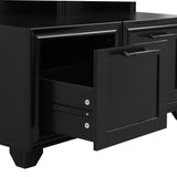 ON-TREND Elegant Free Standing Hall Tree Set of 2, Multifunctional 3-IN-1 Entryway Coat Rack with N721P249242B