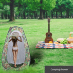 ZUN Pop Up Tent Instant Portable Shower Tent Outdoor Privacy Toilet & Changing Room 60014044